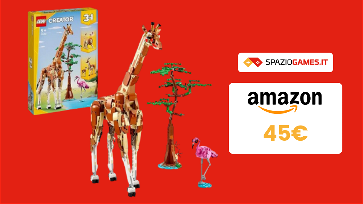 Immagine di Animali del Safari LEGO 3 in 1 a SOLI 45€! OFFERTA a TEMPO!