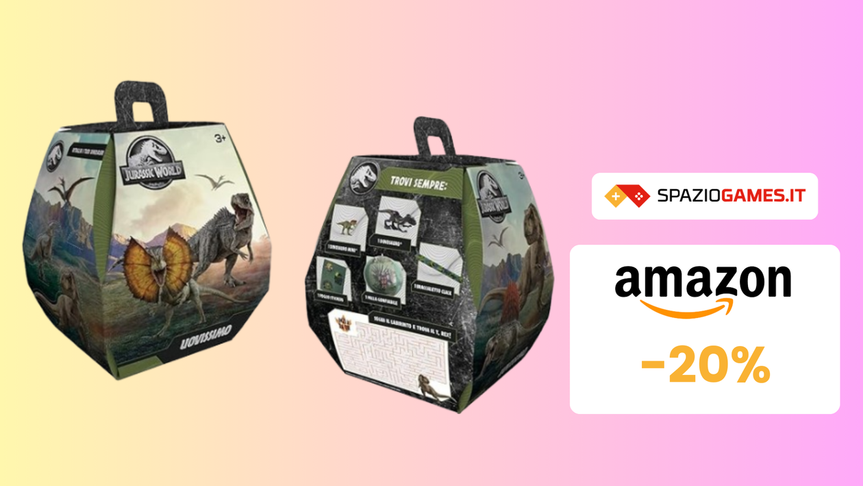 Immagine di OFFERTA LAMPO! Uovissimo Jurassic World a 20€!