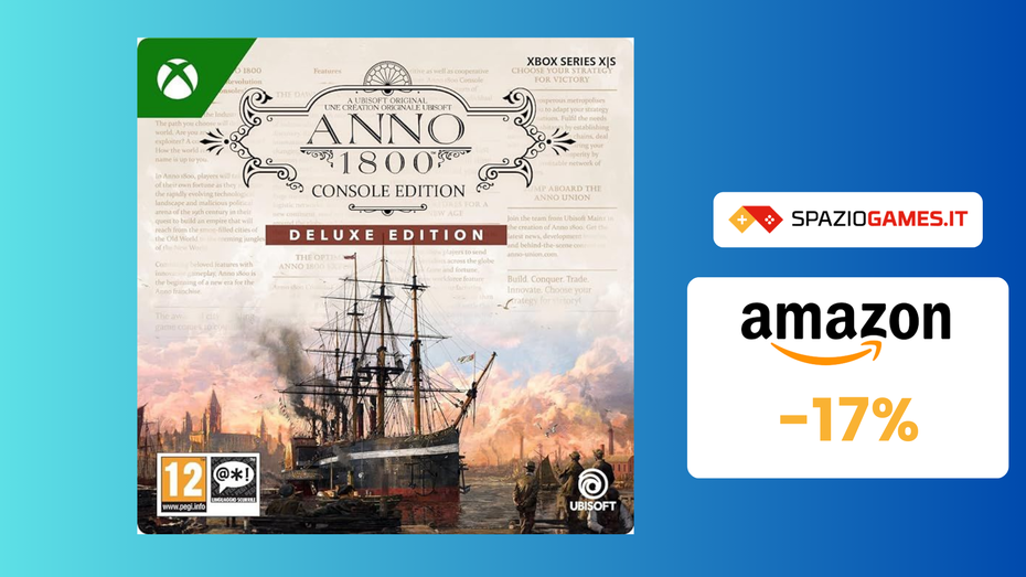 Immagine di Anno 1800: Console Edition - Deluxe per Xbox a SOLI 25€!