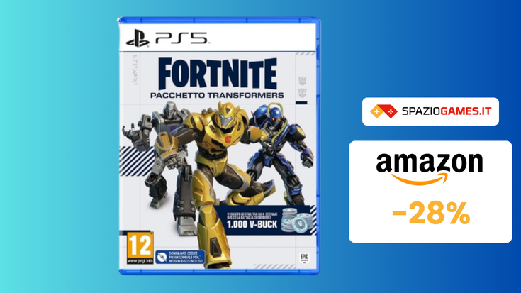 Fortnite Pacchetto Transformers per PS5 a 19€! OFFERTA LIMITATA!