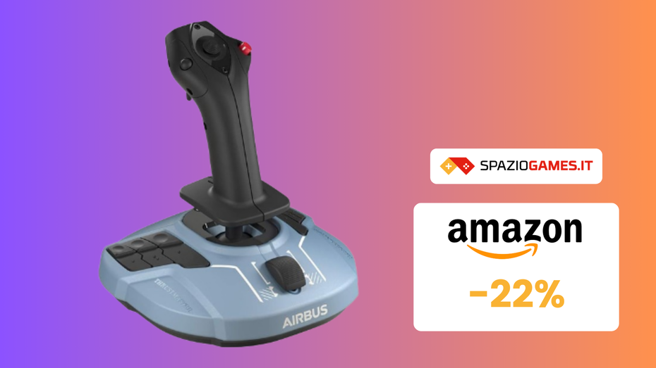 Immagine di SOLTANTO 52€ per Thrustmaster TCA Sidestick Airbus Edition!