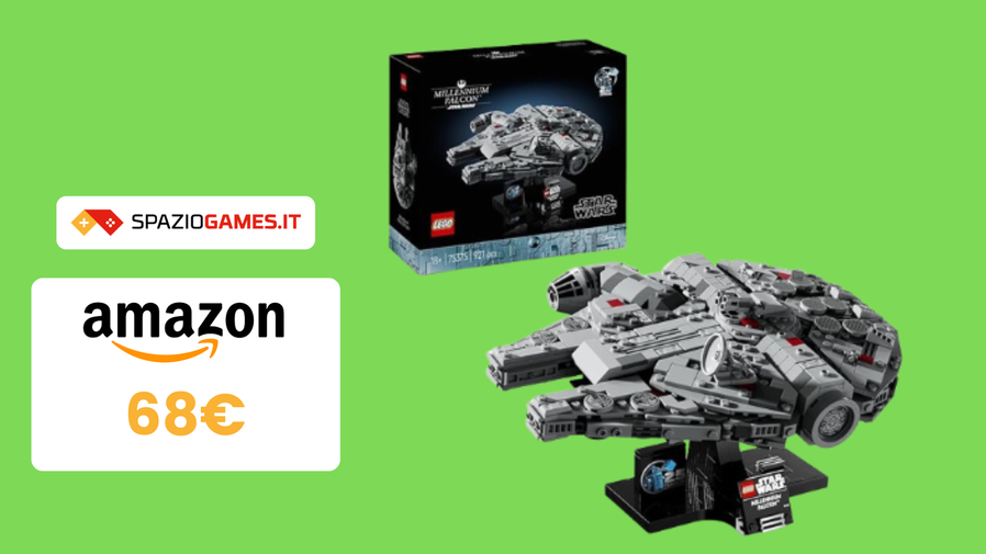 Immagine di DA COLLEZIONE! Millennium Falcon LEGO Star Wars a 68€!