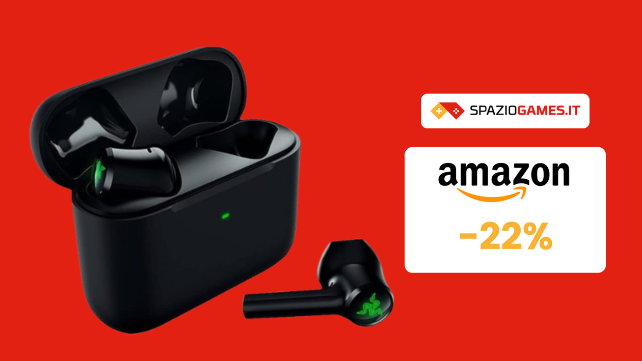 Immagine di Auricolari Razer Hammerhead a SOLI 70€! SCONTO del 22%!