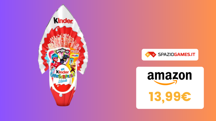 CHE PREZZO! Kinder GranSorpresa Maxi Miraculous a MENO di 14€!