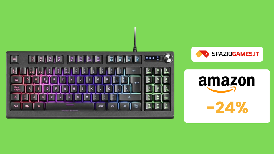 Immagine di OFFERTA a TEMPO su questa Tastiera da Gaming! SOLO 22€!