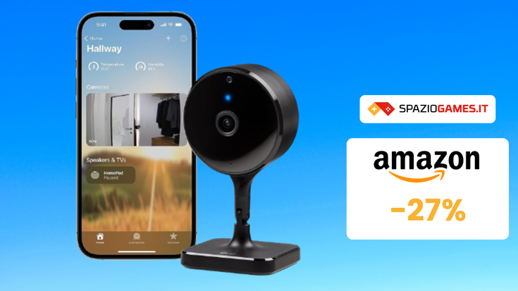 Videocamera di sorveglianza per interni in OFFERTA LAMPO di 110€!