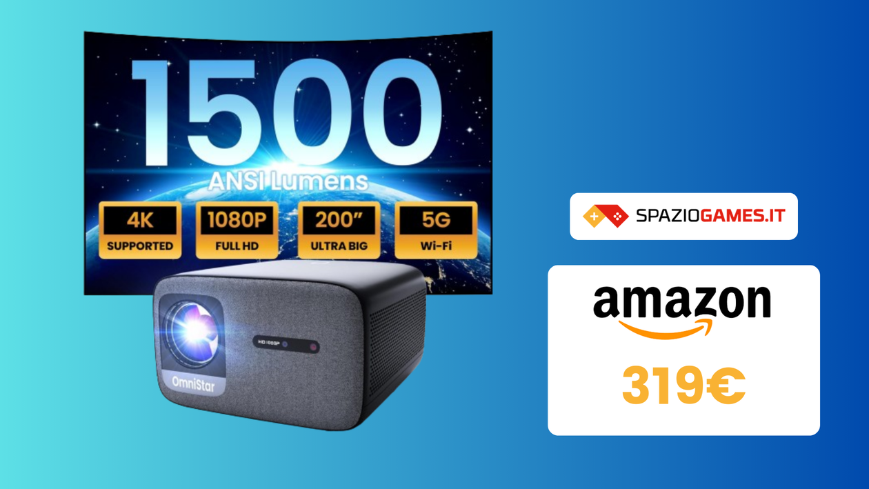 Immagine di Risparmia il 20% su questo proiettore in 4K!