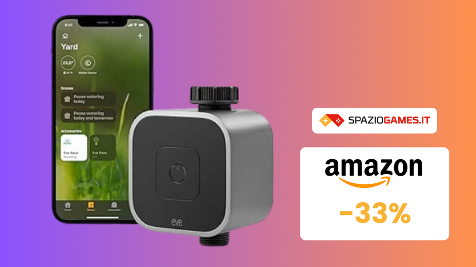 Immagine di UTILE irrigatore smart a 100€ SCONTATO del 33%!