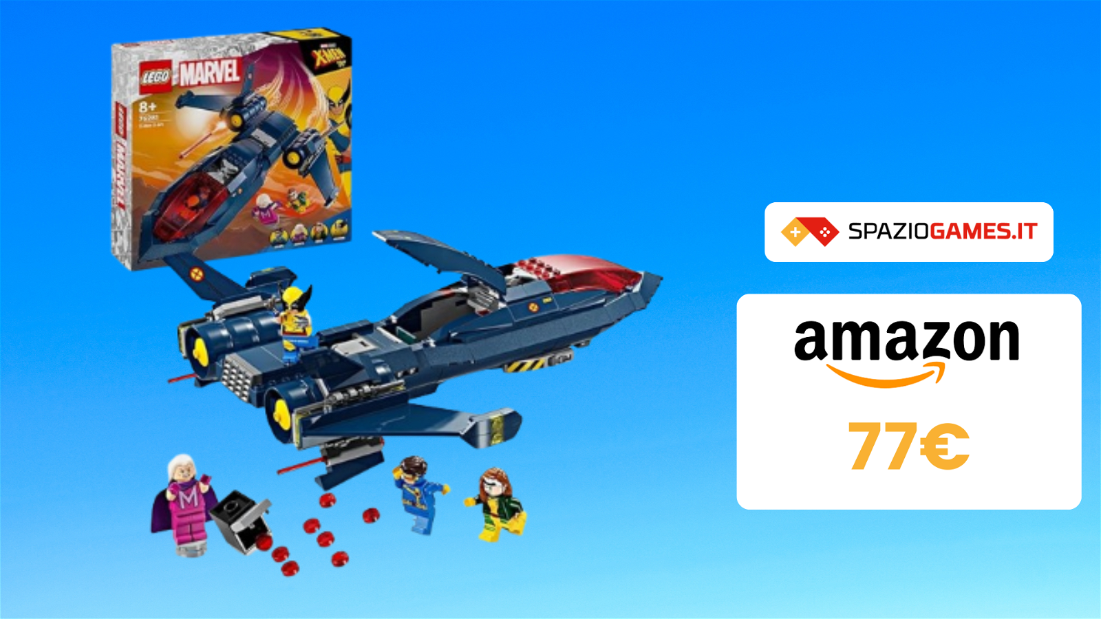 STUPENDO X-Jet LEGO Marvel a SOLI 77€!