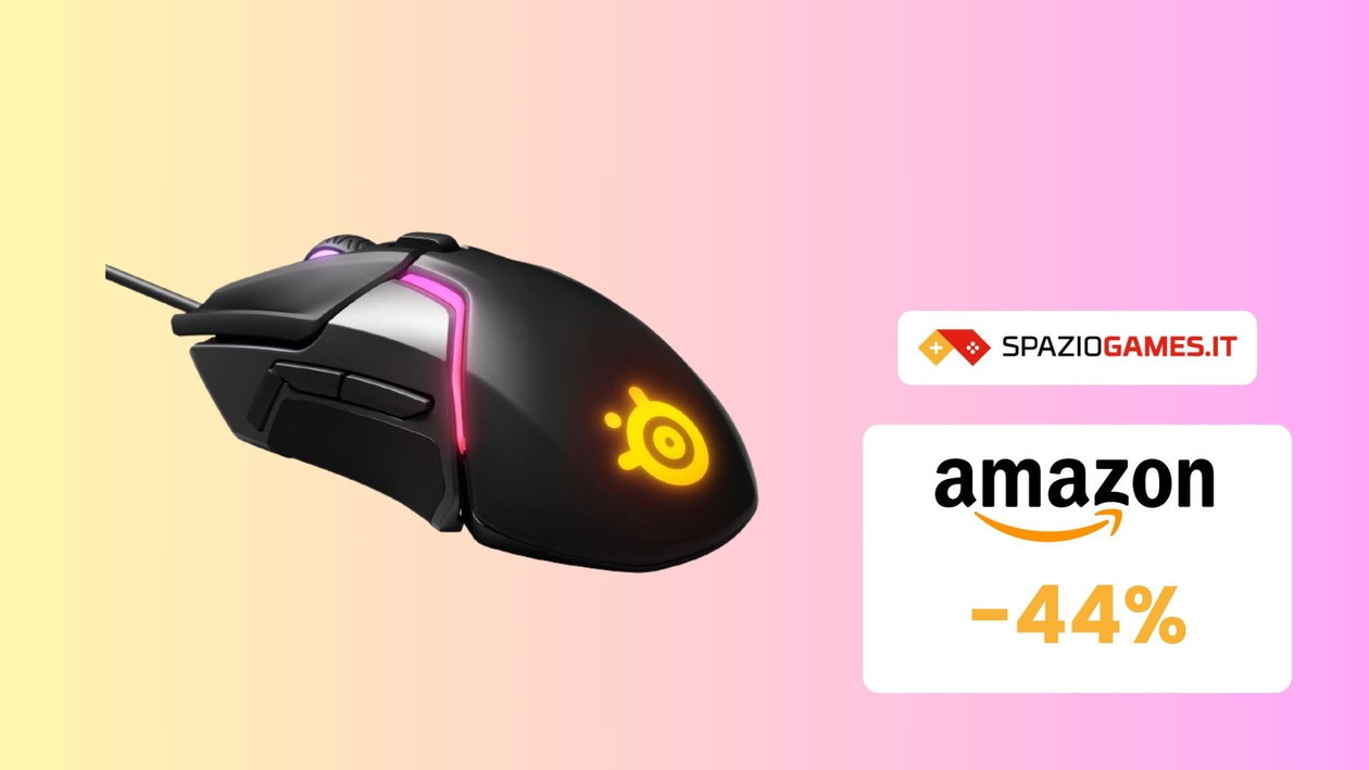 Immagine di Prezzo BOMBA su questo mouse gaming Steelseries! (-44%)
