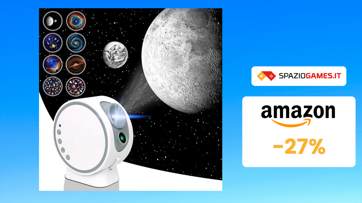 Immagine di Il cielo in una stanza con questo FANTASTICO Proiettore Planetario! SOLO 43€!