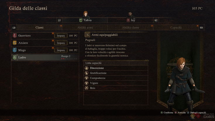 Come cambiare classe e fare respec in Dragon's Dogma 2