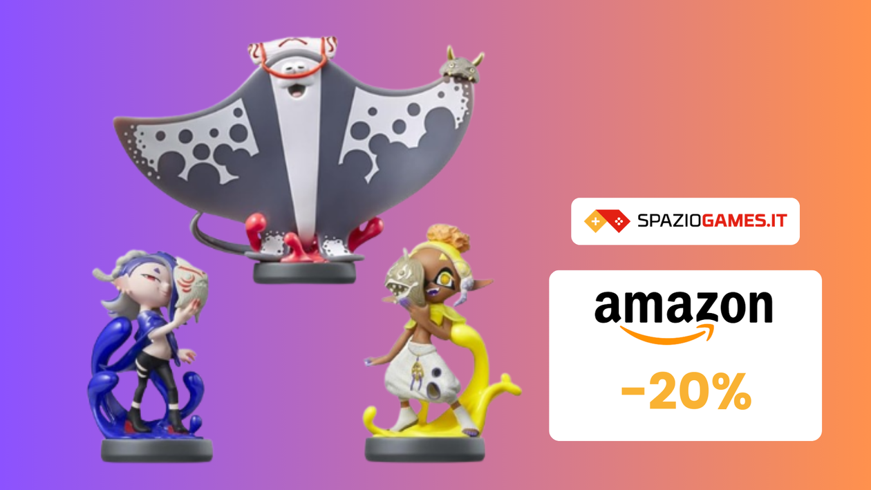 Immagine di Amiibo del Trio Triglio di Splatoon 3 al prezzo TOP di 40€!