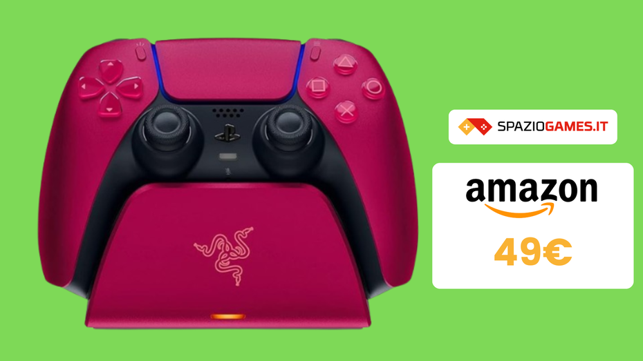 Immagine di Base di Ricarica Razer per Controller PS5 a SOLI 50€!