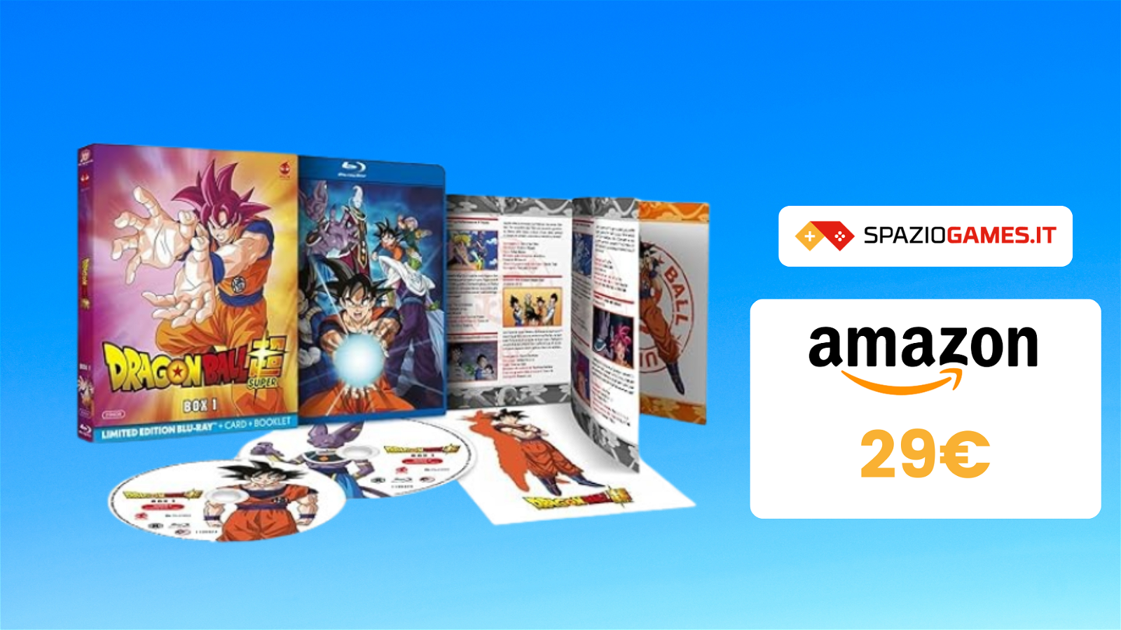 Dragon Ball Super Box 1 (2 Blu-ray) a SOLI 29€! CHE OFFERTA!