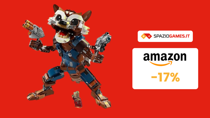 Rocket Raccoon e Baby Groot LEGO Marvel in OFFERTA a 45€!