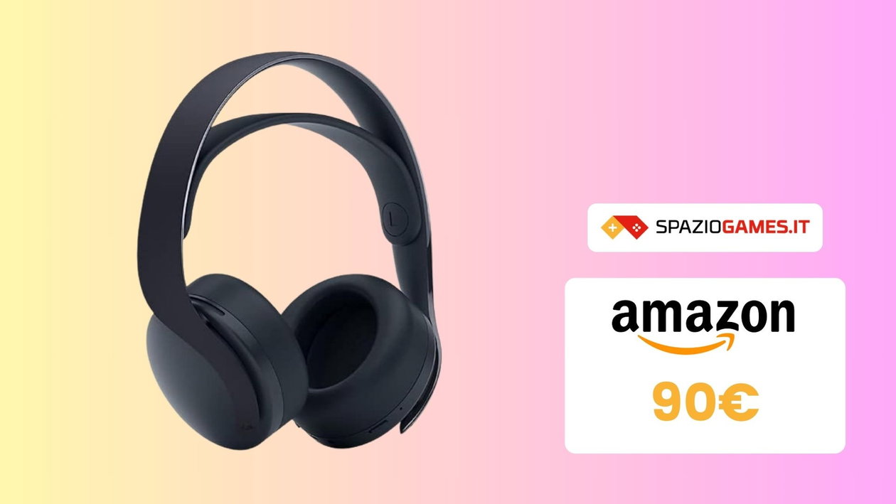 Immagine di Cuffie Sony Pulse 3D Midnight Black in SCONTO! Le paghi SOLO 90€!