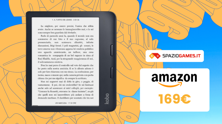 CHE PREZZO! E-reader Kobo Libra 2 a SOLI 169,00€!