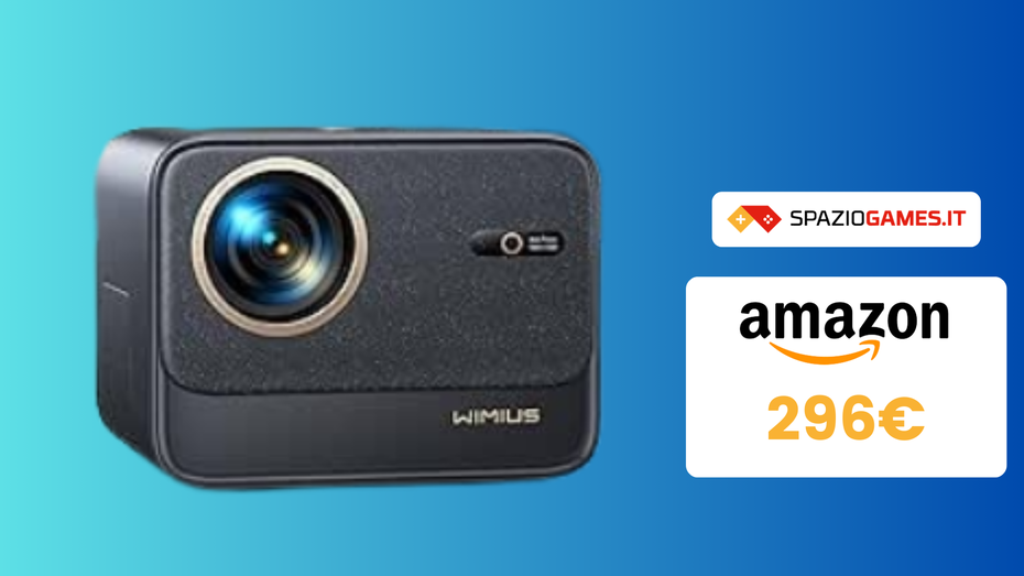 Immagine di Proiettore 4K Wi-Fi6 Bluetooth WiMiUS a SOLI 296€! OFFERTA LAMPO!
