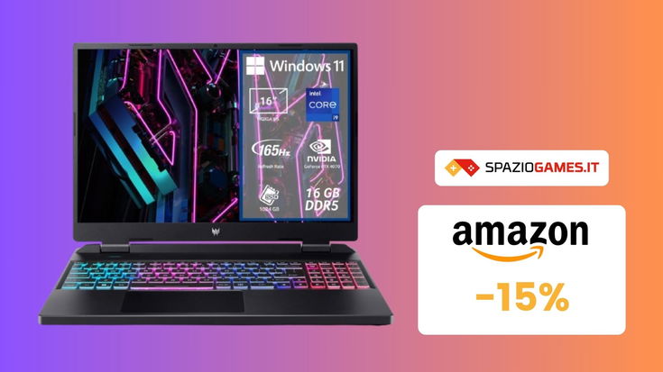 300€ in meno su questo POTENTE notebook gaming Acer, da non perdere!