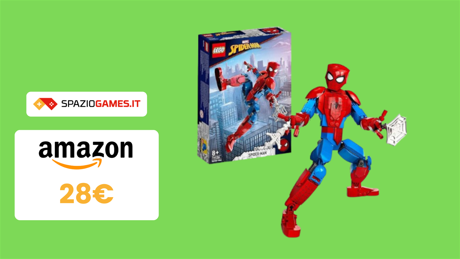 Spider-Man LEGO Marvel a SOLI 28€! DA NON PERDERE!