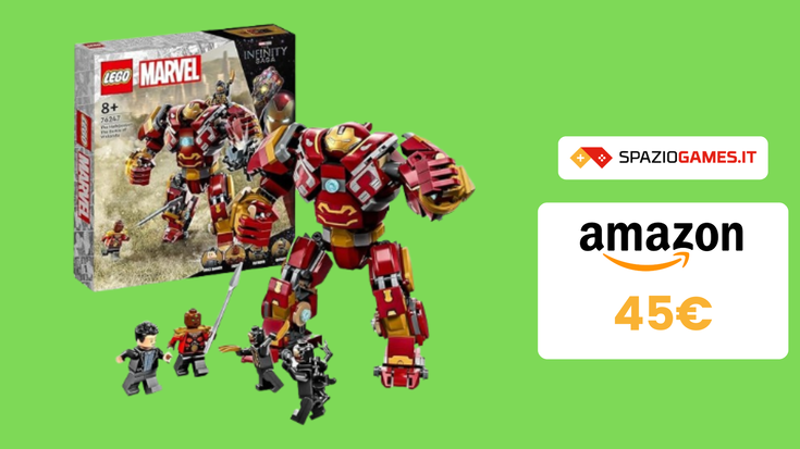 Hulkbuster: La Battaglia di Wakanda LEGO Marvel a SOLI 45€! WOW!