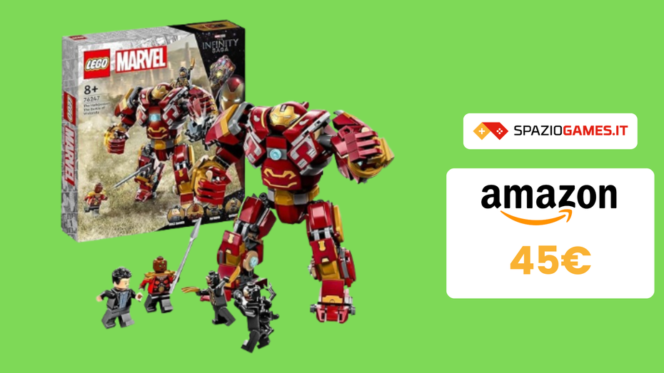 Immagine di Hulkbuster: La Battaglia di Wakanda LEGO Marvel a SOLI 45€! WOW!