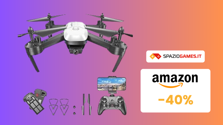 Mini drone con telecamera a 54€ grazie al COUPON SCONTO!