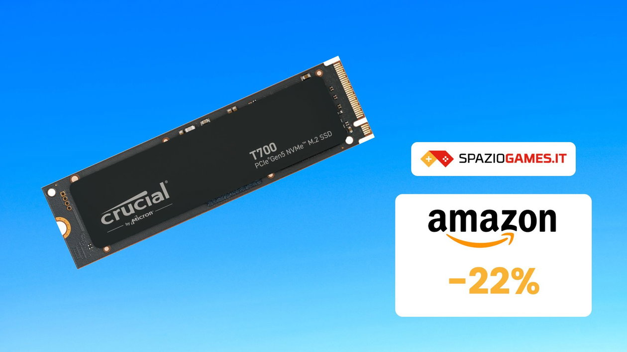 Immagine di Questo SSD Crucial non è mai costato così POCO! Solo 161€!