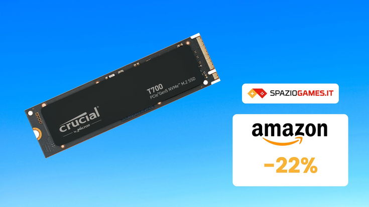 Questo SSD Crucial non è mai costato così POCO! Solo 161€!