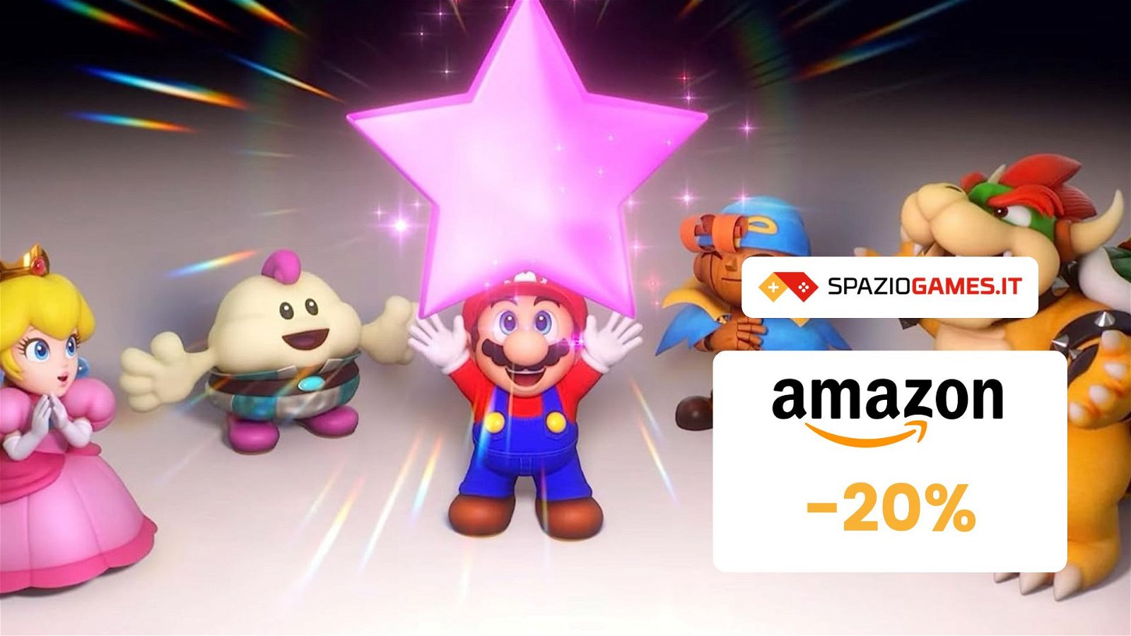 Super Mario RPG, CHE PREZZO! Su Amazon risparmi il 20%!