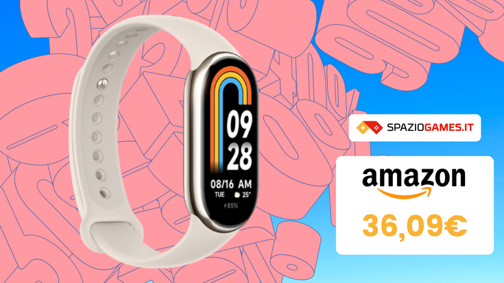 SVUOTATUTTO AMAZON! Mi Band 8 oggi a SOLI 36€!