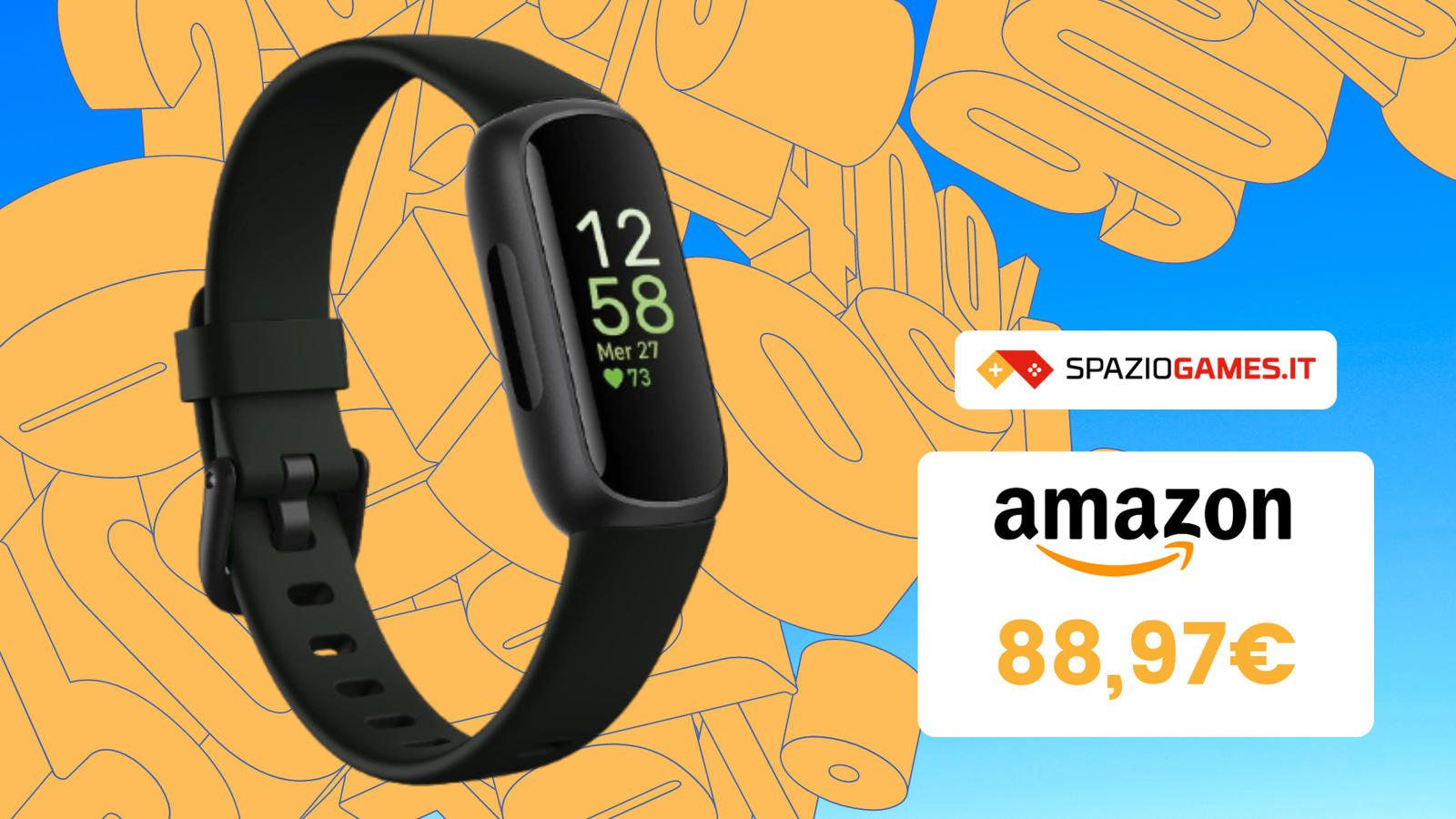 FOLLIA AMAZON! Fitbit Inspire 3 oggi a MENO di 89€!