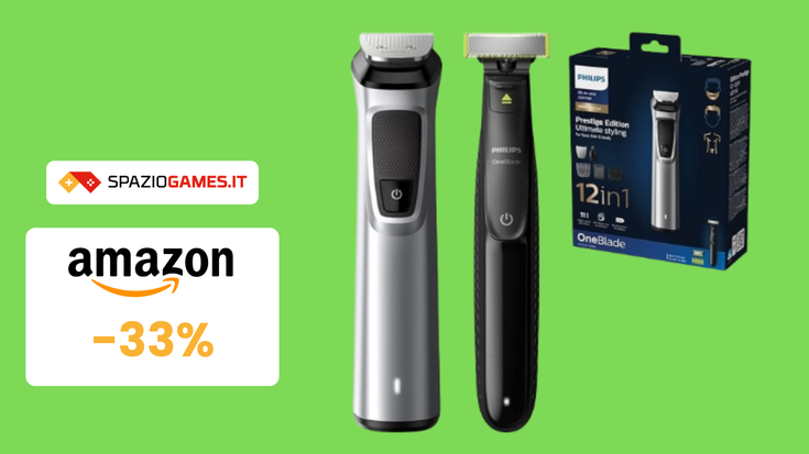 OFFERTA a TEMPO sul rasoio Philips Multigroom Serie 9000: 80€!