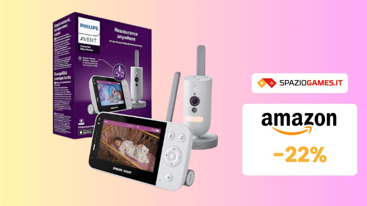 Immagine di AFFIDABILE baby monitor Philips in OFFERTA su Amazon a 270€!