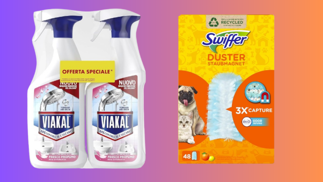 Immagine di TANTISSIMI prodotti per le pulizie della casa in OFFERTA su Amazon!