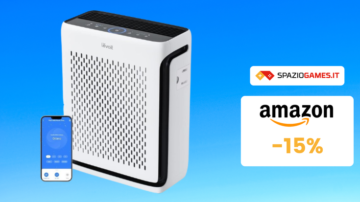 Purificatore d'Aria Levoit in OFFERTA a TEMPO su Amazon!