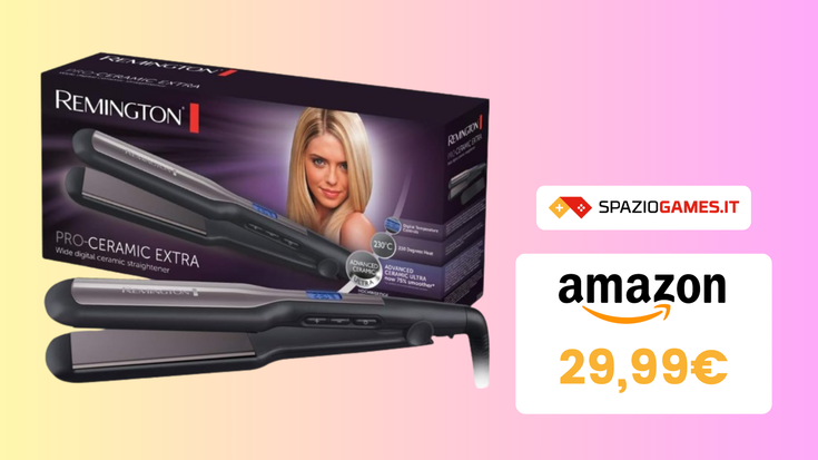 SUPER SCONTO su questa piastra per capelli Remington al -38%