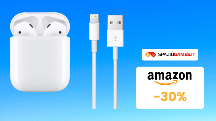 WOW! Apple AirPods 2 al MINIMO STORICO! Solo 105€ (-30%)