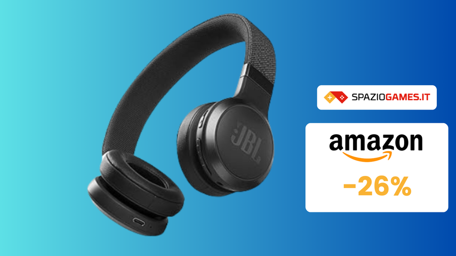 Immagine di Cuffie JBL Live 460NC SCONTATE su Amazon del 26%!