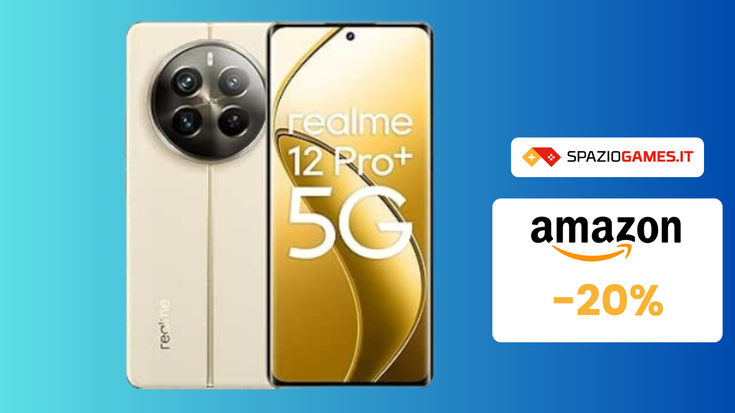 Smartphone realme 12 Pro+ con Fotocamera Periscopica a 400€!