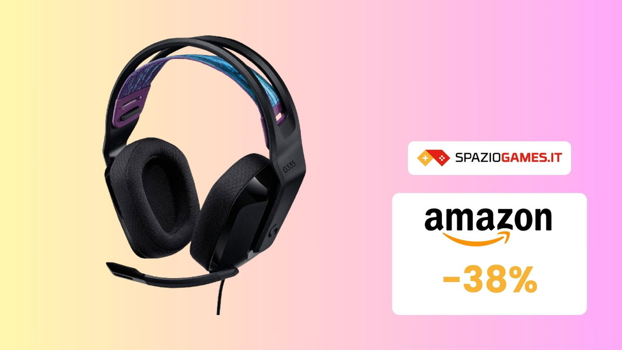 Immagine di Cuffie gaming Logitech G335: prezzo sempre PIÙ BASSO! Su Amazon a soli 50€!