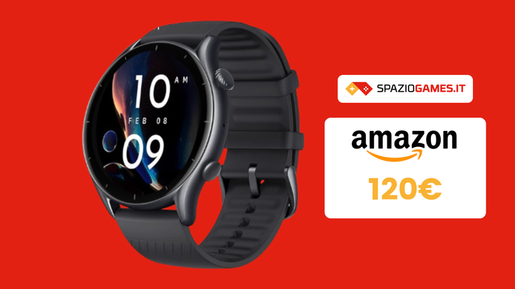 Smartwatch Amazfit GTR 3 a SOLI 120€ grazie al COUPON SCONTO!