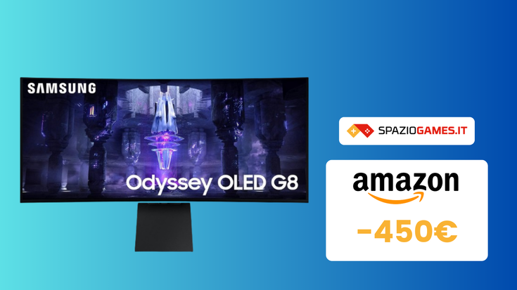 WOW! Monitor Samsung Odyssey OLED G8 34" SCONTATO di 450€!