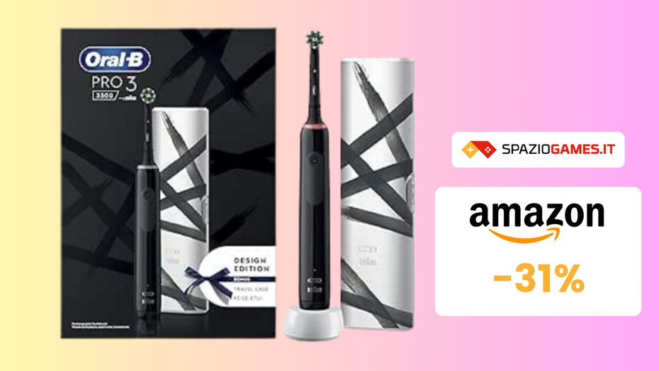 Immagine di Spazzolino Elettrico Oral-B Pro 3 3500N a SOLI 45€! OFFERTA a TEMPO!