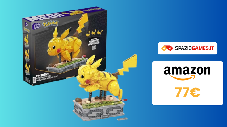 Set di costruzione Pikachu di Mega Construx a SOLI 77€!