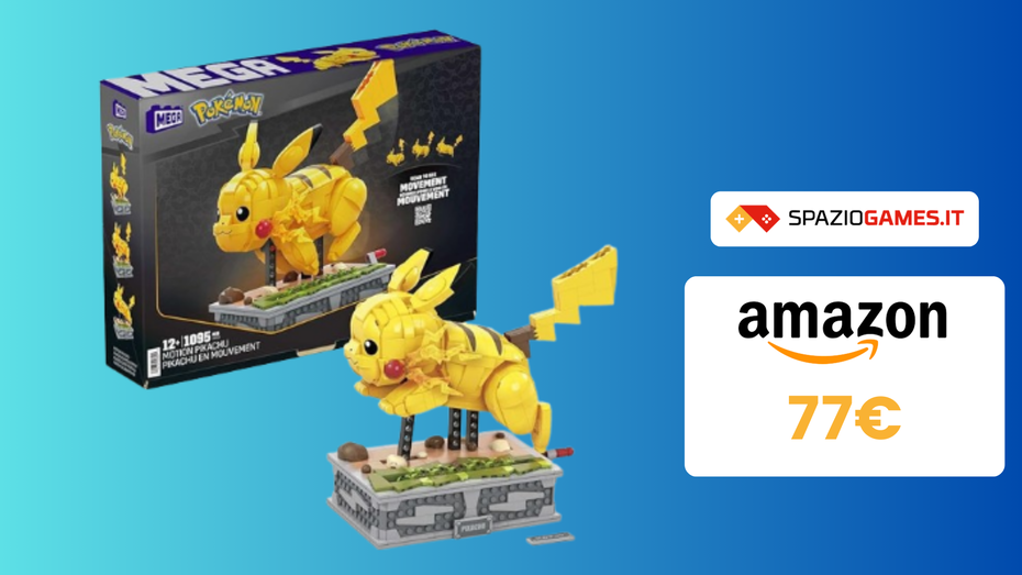 Immagine di Set di costruzione Pikachu di Mega Construx a SOLI 77€!