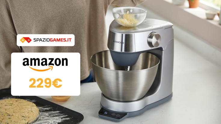 Il SUPER accessoriato robot da cucina Kenwood Prospero+ è scontato del 20%