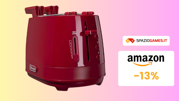 Tostapane De'Longhi in OFFERTA a TEMPO su Amazon! 34€!