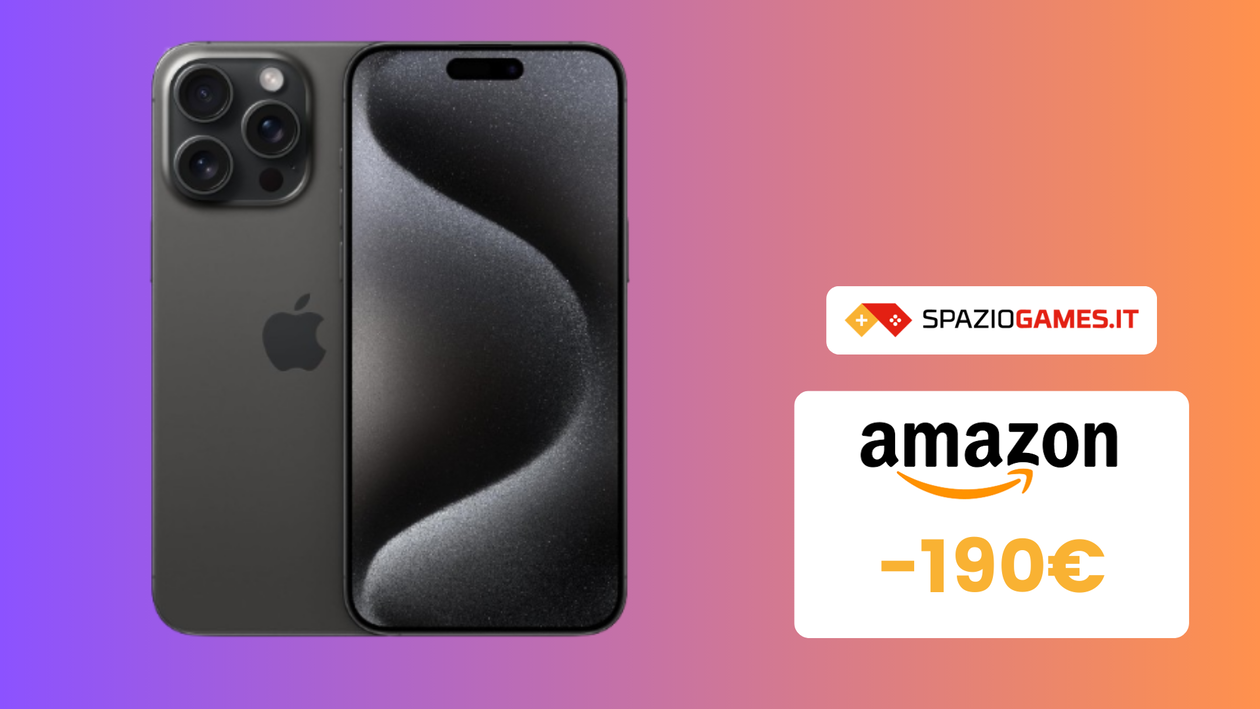 Immagine di OFFERTA IMPERDIBILE! Apple iPhone 15 Pro Max a -13%!